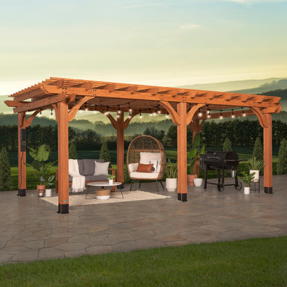 Backyard Discovery Beaumont 12' x 12' Cedar Pergola