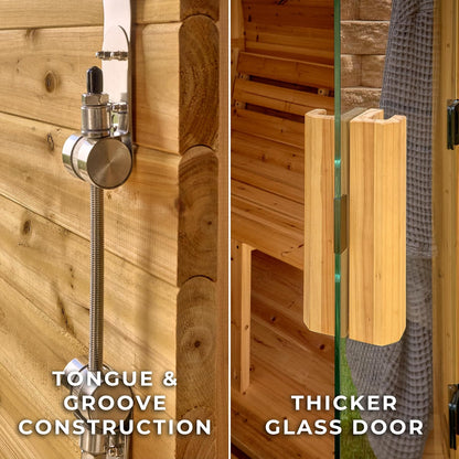 Backyard Discovery Lennon Cedar Cube Sauna