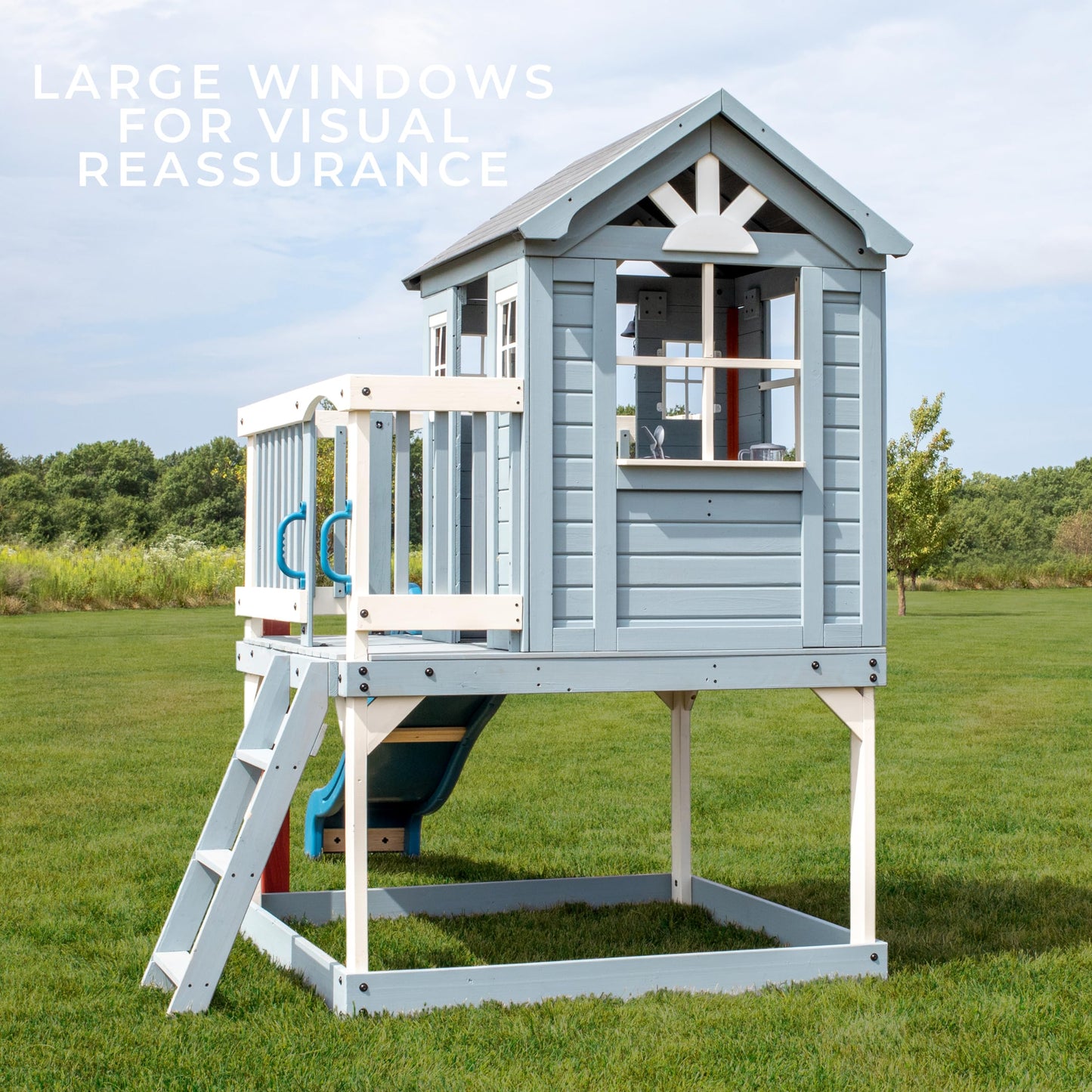 Backyard Discovery Echo Heights Cedar Kids Playhouse