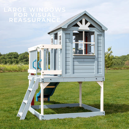 Backyard Discovery Echo Heights Cedar Kids Playhouse