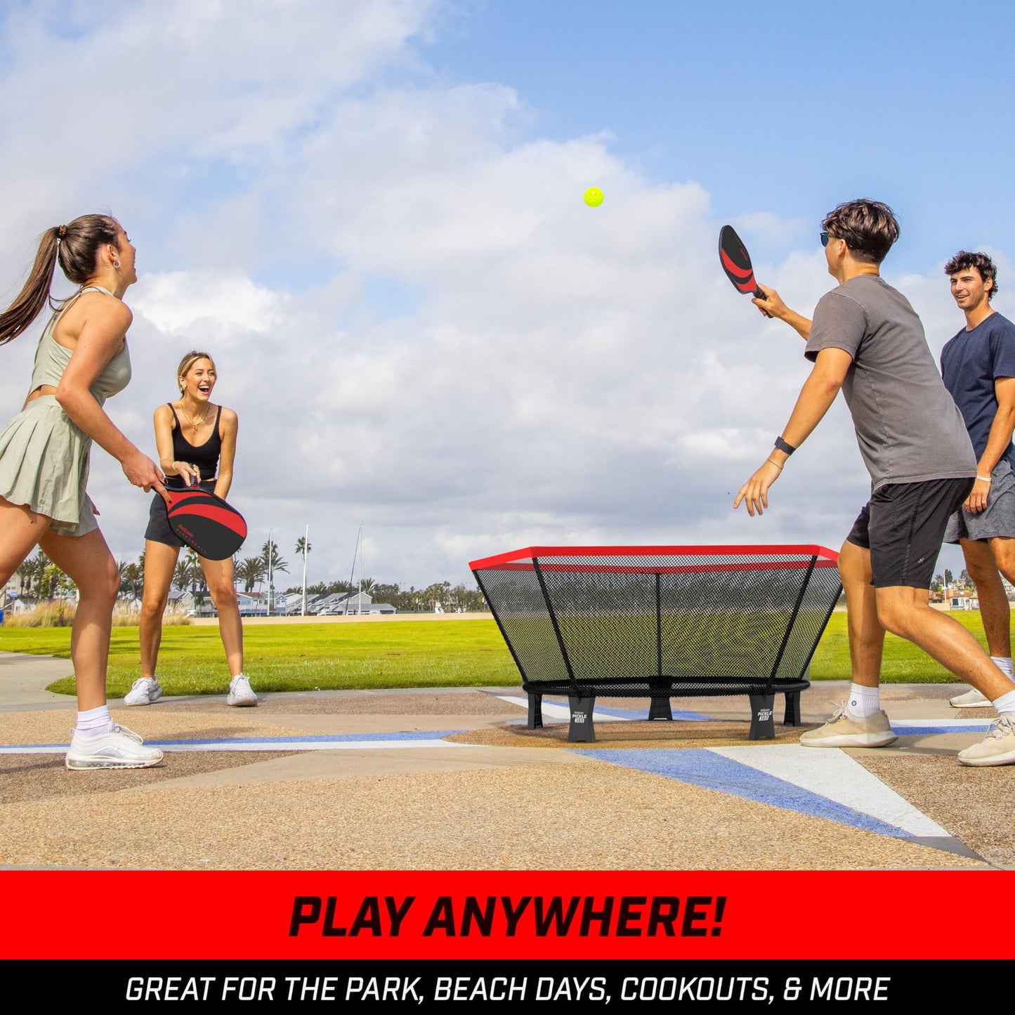 GoSports Pickle 360 Paddle Ball Game Set