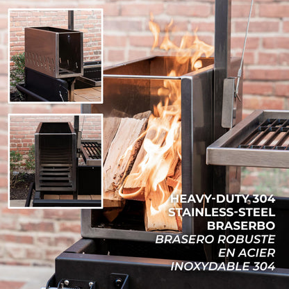 Backyard Discovery Argentine Santa Maria Heritage BBQ Grill