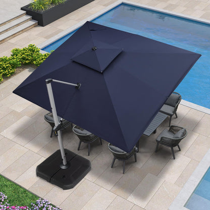 PURPLE LEAF 12' Offset Patio Umbrella – Terra