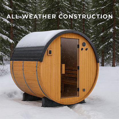 Backyard Discovery Paxton Cedar Barrel Sauna