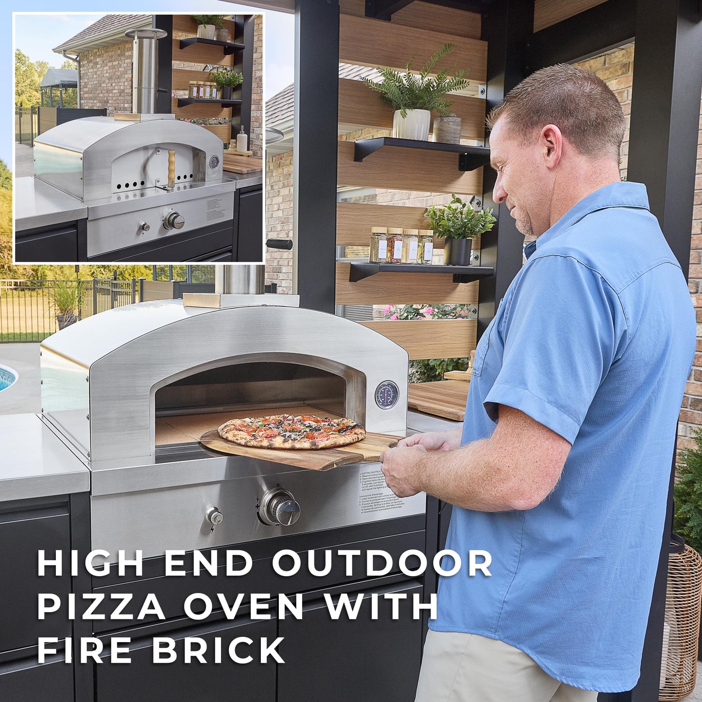 Backyard Discovery Fusion Flame Outdoor Kitchen
