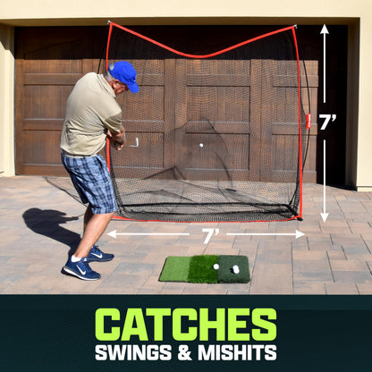 GoSports Golf Practice Hitting Net – 10' x 7'