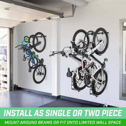GoSports Wall Mounted Bike Storage Rack