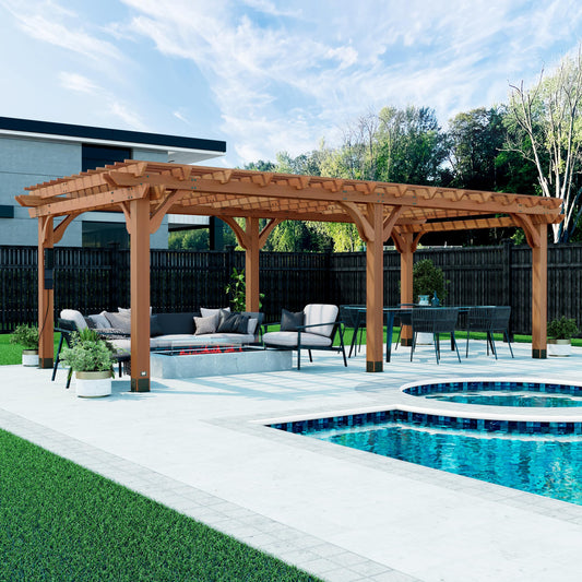 Backyard Discovery Beaumont 12' x 12' Cedar Pergola