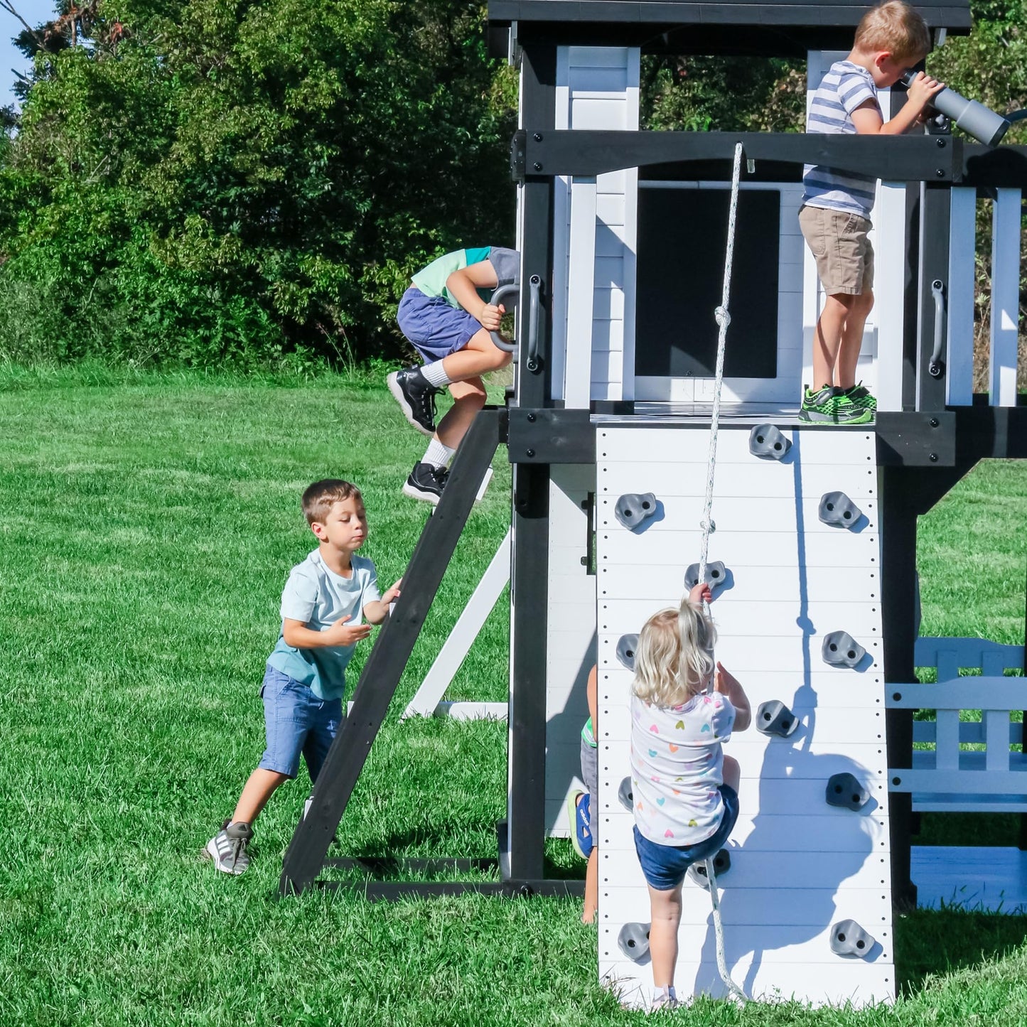Backyard Discovery Canyon Creek Cedar Swing Set