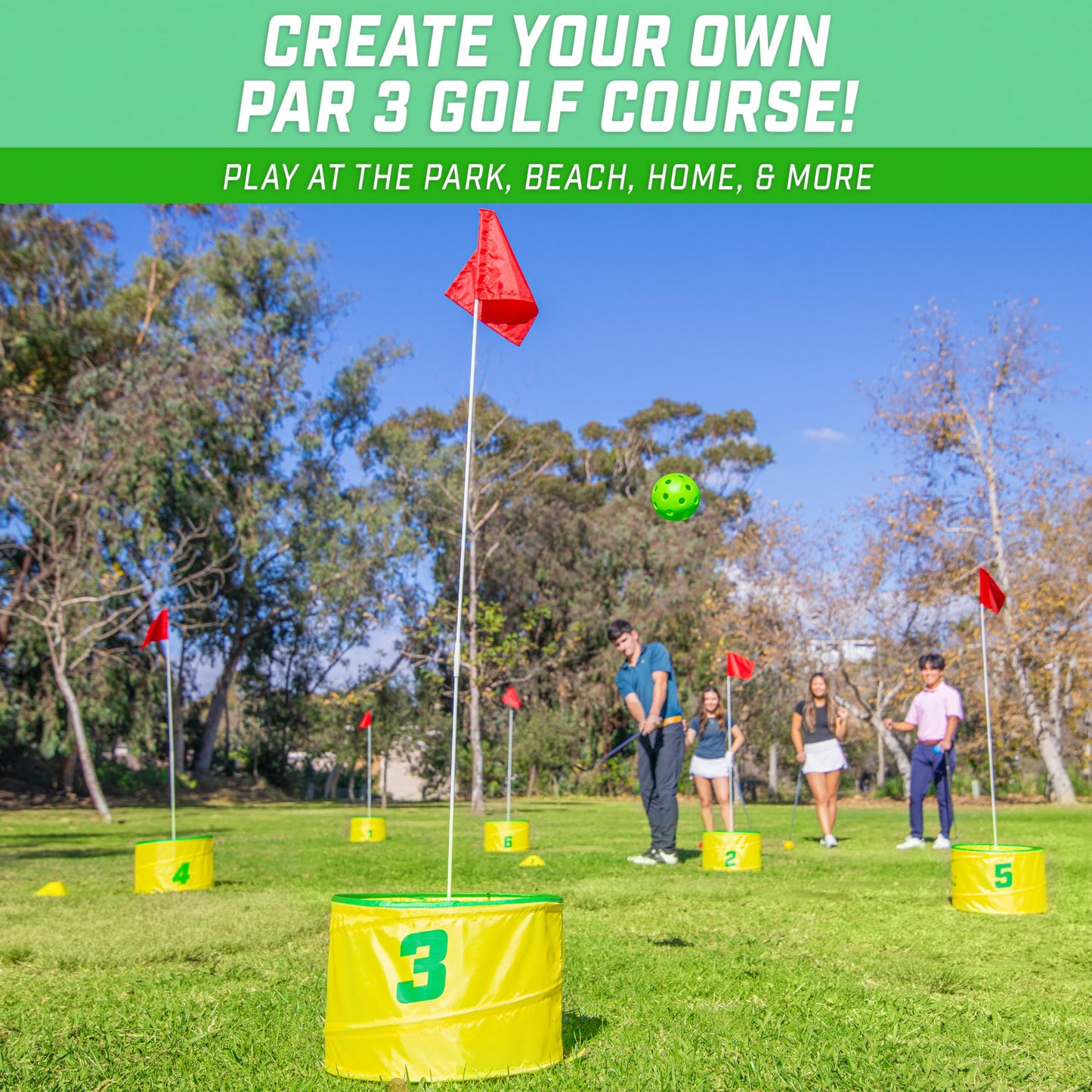 GoSports Yard Links Backyard Golf Game Set