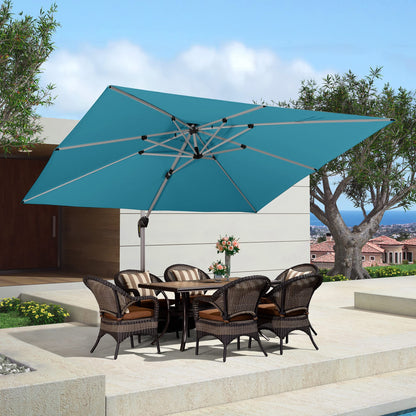 PURPLE LEAF 12' Offset Patio Umbrella – Terra