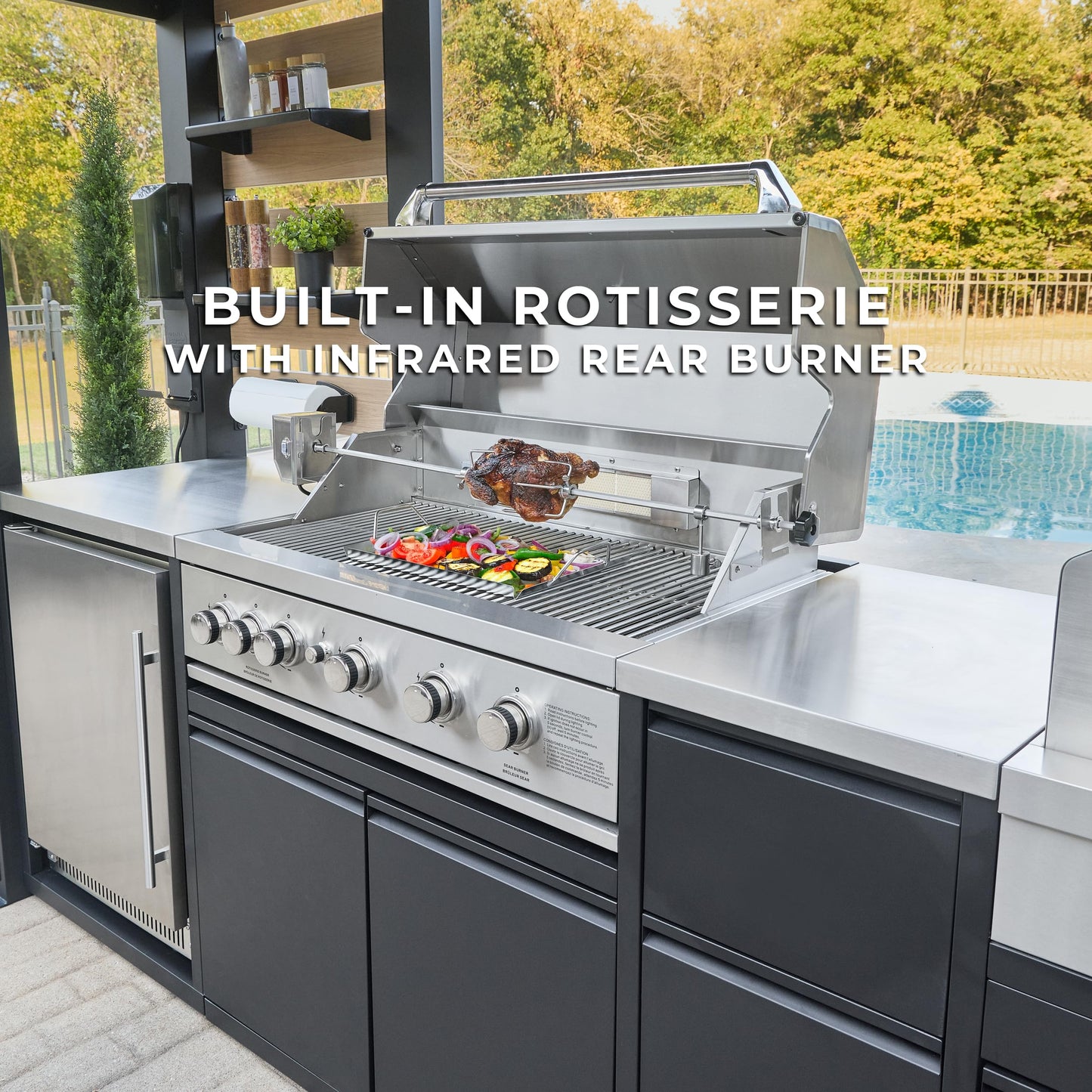 Backyard Discovery Fusion Flame Outdoor Kitchen
