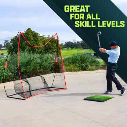 GoSports Golf Practice Hitting Net – 10' x 7'