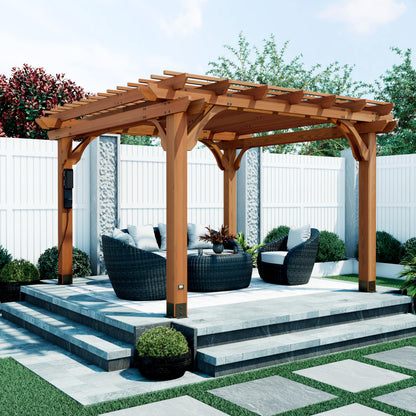 Backyard Discovery Beaumont 12' x 12' Cedar Pergola
