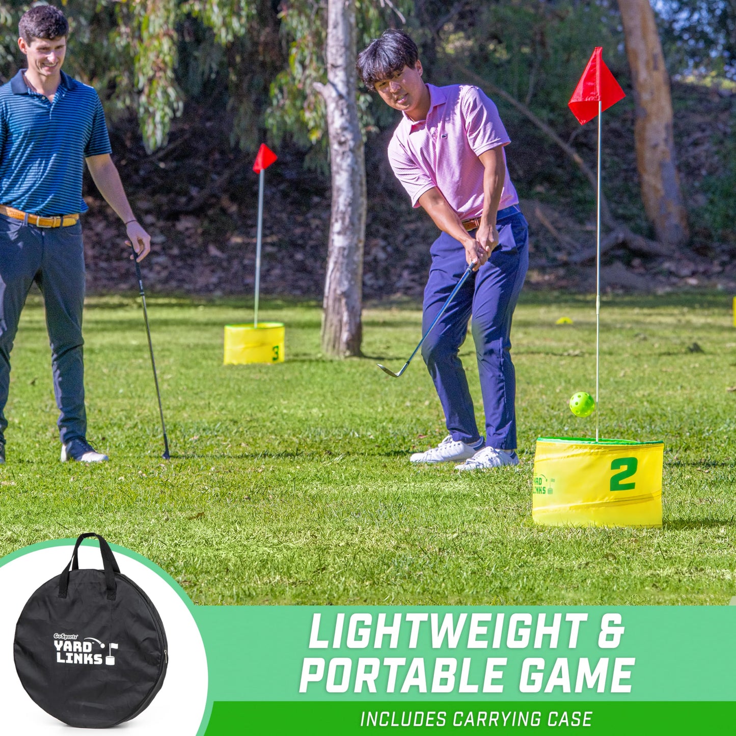 GoSports Yard Links Backyard Golf Game Set