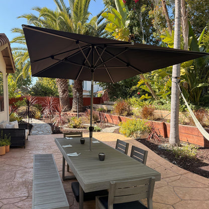 PURPLE LEAF 10' Round Patio Umbrella – Taupe