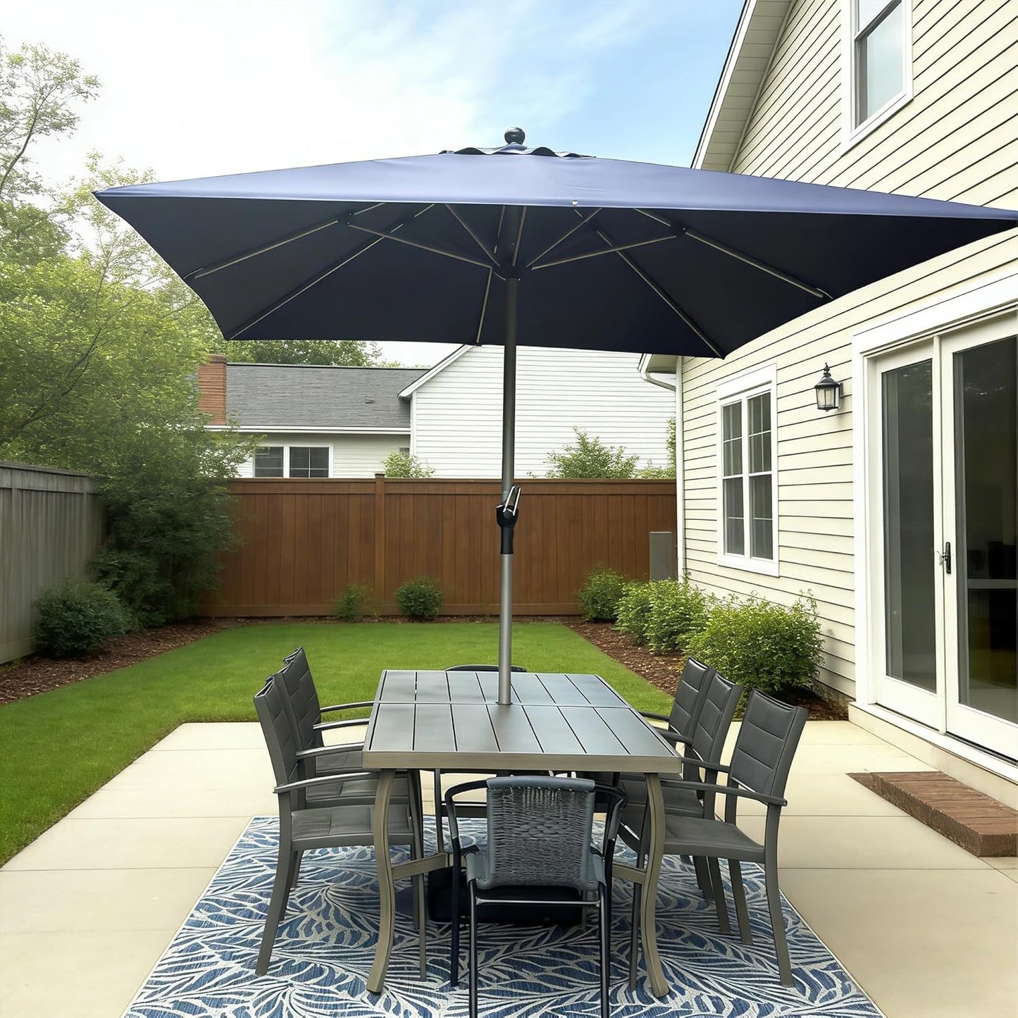 PURPLE LEAF 10' Round Patio Umbrella – Taupe