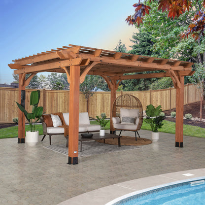 Backyard Discovery Beaumont 12' x 12' Cedar Pergola