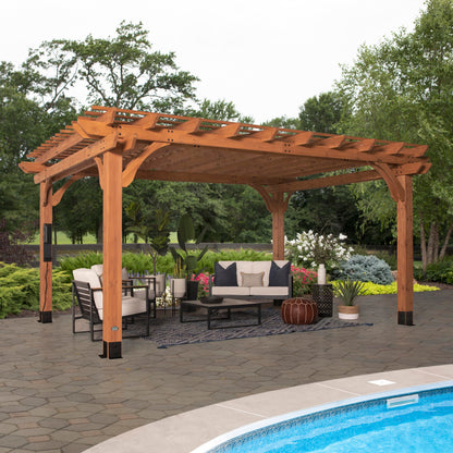 Backyard Discovery Beaumont 12' x 12' Cedar Pergola