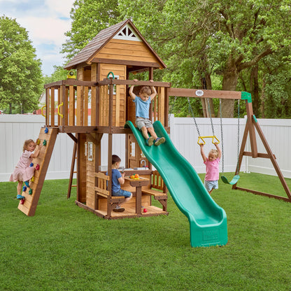Backyard Discovery Canyon Creek Cedar Swing Set