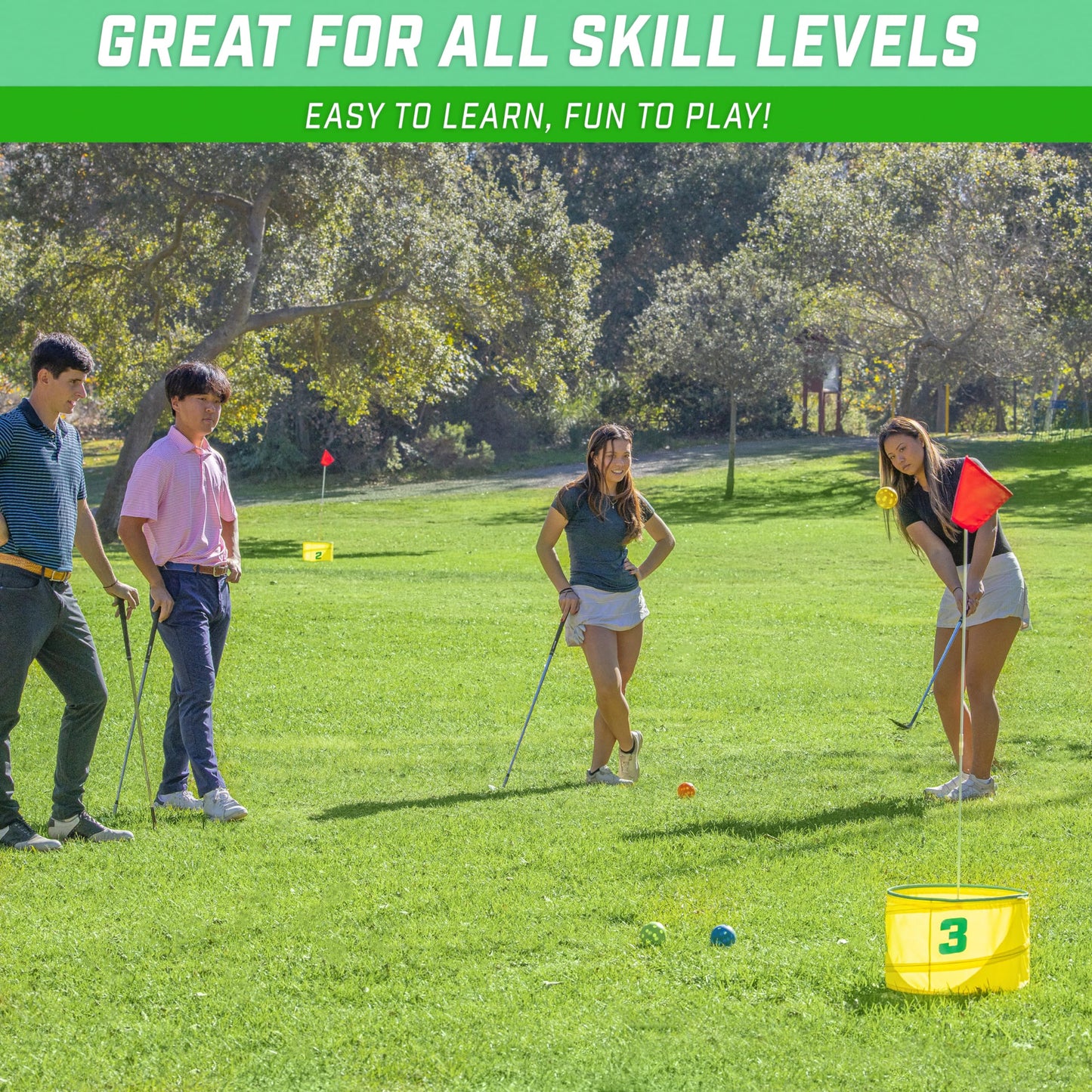 GoSports Yard Links Backyard Golf Game Set