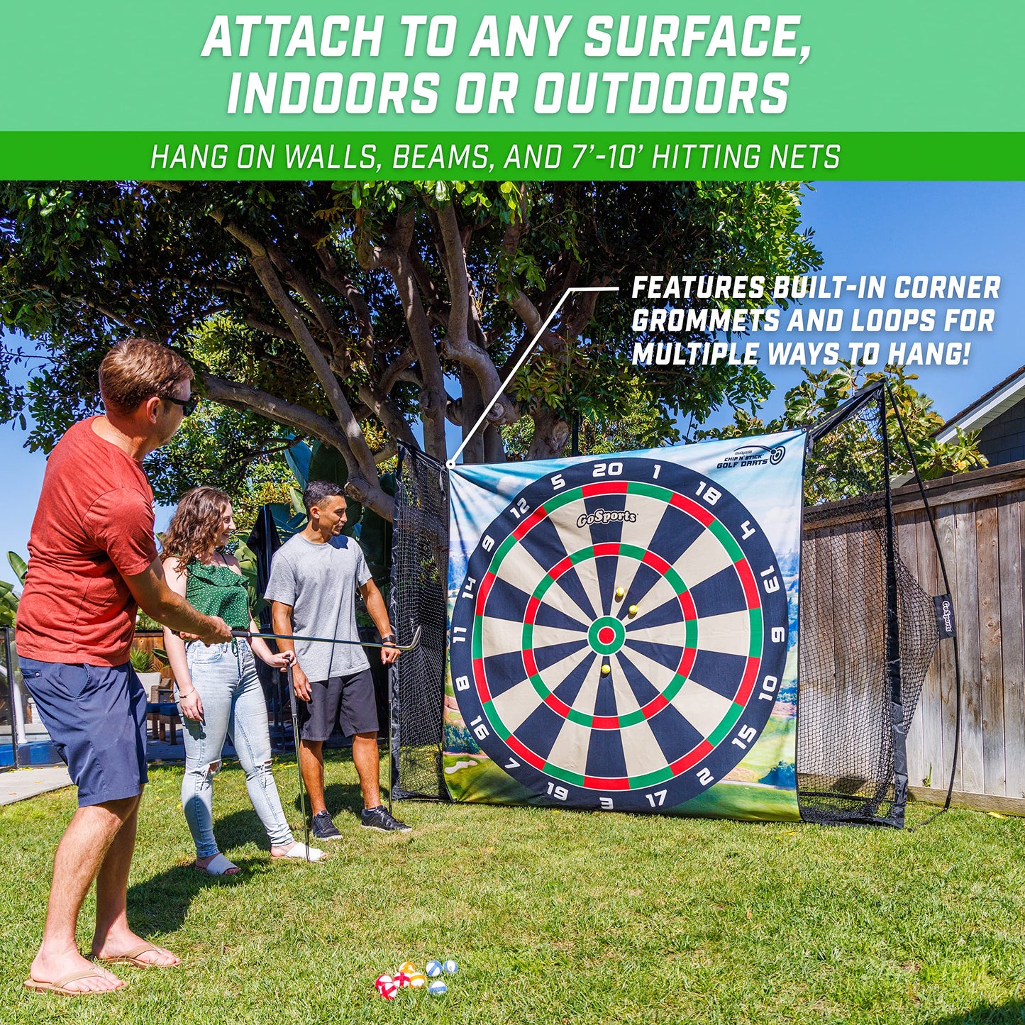 GoSports Chip N' Stick Golf Darts Game