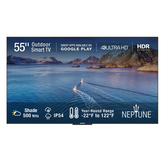 Neptune 55 inch Shade outdoor smart TV 4K Ultra HD HDR