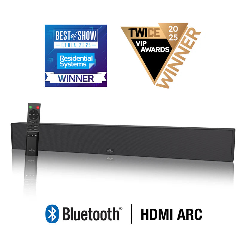 Neptune outdoor soundbar with Bluetooth and HDMI ARC